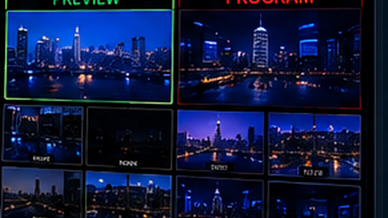 Multiview preview monitor